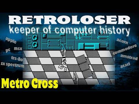 Metro Cross // zx spectrum gameplay // 4k