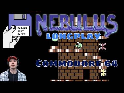 Nebulus – Commodore C64 – Longplay – Walkthrough – Hewson – Commentary