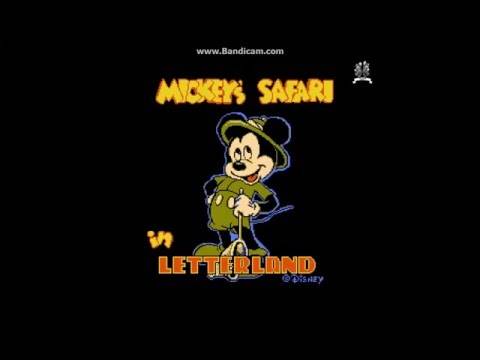 [NES] Mickey's Safari in Letterland Complete Walkthrough (Full Game)