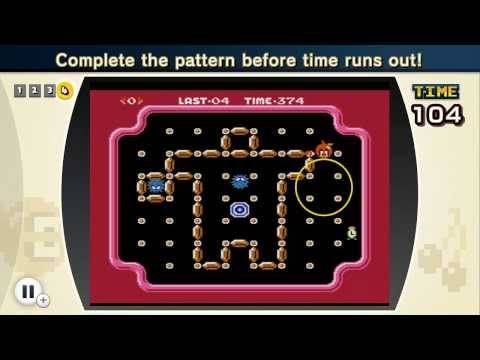 NES Remix Walkthrough – Clu Clu Land – All 8 Stages (3 Star Rainbow Rank)