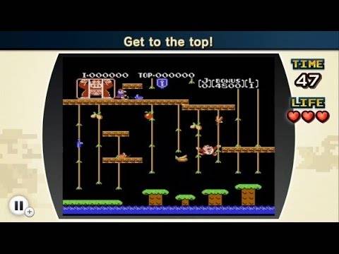 NES Remix Walkthrough – Donkey Kong Jr. All 7 Stages (3 Star Rainbow Rank)