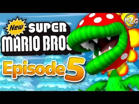 New Super Mario Bros. DS Gameplay Walkthrough – Episode 5 – World 5! Petey Piranha!! (Nintendo DS)