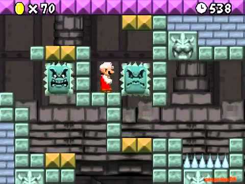New Super Mario Bros Part 27 World 8-Castle Walkthrough Nintendo DS video gameplay tutorial