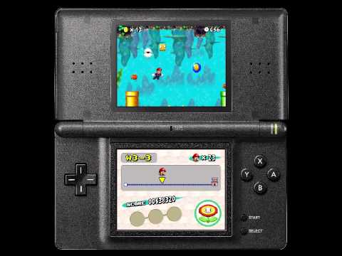 [Nintendo DS] New Super Mario Bros. (Walkthrough / Прохождение) World 3