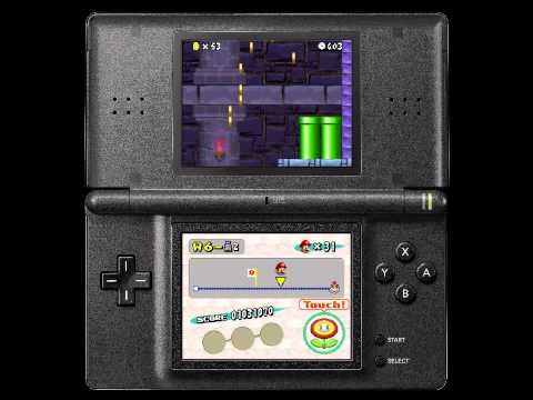 [Nintendo DS] New Super Mario Bros. (Walkthrough / Прохождение) World 6