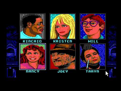 Oldgames: [DOS] Nightmare on Elm Street. Westwood 1989. Walkthrough lvl. 1-7. Кошмар на улице Вязов.