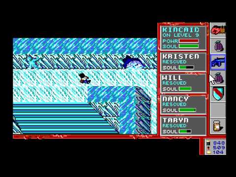 Oldgames: [DOS] Nightmare on Elm Street. Westwood 1989. Walkthrough lvl. 8-9. Кошмар на улице Вязов.