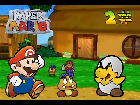 Paper Mario (N64) Walkthrough Part 2: Awakening In Goomba Village