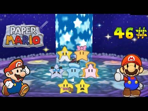 Paper Mario (N64) Walkthrough Part 46: Head To Star Heaven:To Bowsers Castle (1080p)
