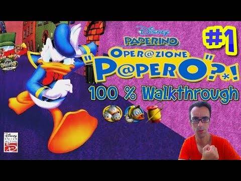 Paperino Operazione papero – PS2 Walkthrough 100% – Parte 1 – Paperina ti salverò !