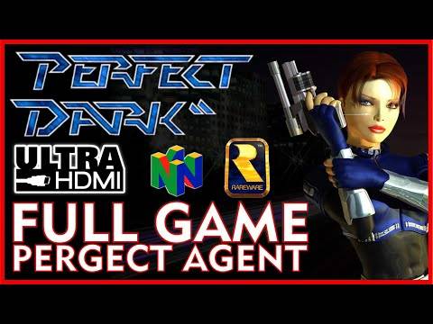 PERFECT DARK [N64 UltraHDMI] FULL GAME Perfect Agent – Gameplay Walkthrough Part 1 – No Commentary