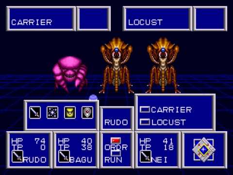 Phantasy Star II (Sega Genesis) – Walkthrough part 2:  Nido Tower, Teim, Darum, Oputa and Amy