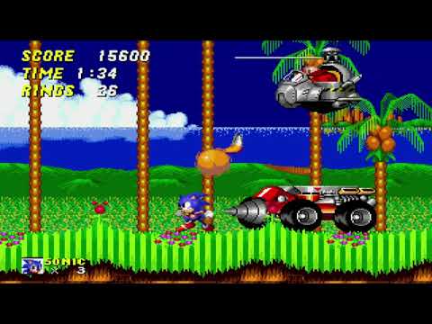 Playing Sonic 2 on The SEGA Genesis Mini!