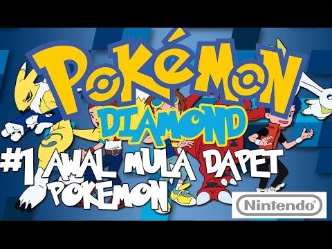 Pokemon Diamond Nintendo DS Walkthrough part #1 Awal Mula Dapet Pokemon