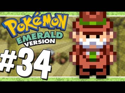 Pokémon Emerald: Grass Run | Mirage Tower – 34 (Game Boy Advance Gameplay Walkthrough)