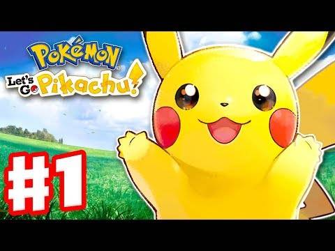Pokemon Let's Go Pikachu and Eevee – Gameplay Walkthrough Part 1 – Intro and Gym Leader Brock!