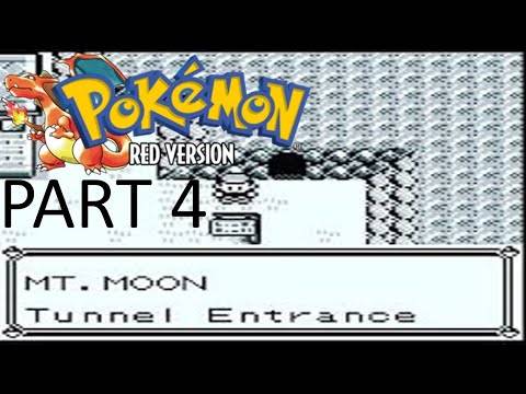 Pokemon Red – Part 4 |  MT. Moon! [Gameboy 100% Walkthrough]