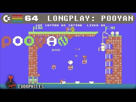 Pooyan – C64 Longplay / Playthrough / Walkthrough (no commentary) 4K 60FPS #retrogaming