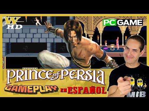 PRINCE OF PERSIA (1989) 🎮【 GAMEPLAY 🔊 ESPAÑOL 】(MS-DOS PC Game Playthrough / Walkthrough)