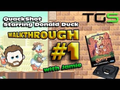 Quack Shot Starring Donald Duck – Walkthrough Part 1 – Sega Mega Drive/Genesis
