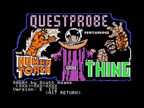 Questprobe: The Human Torch and The Thing walkthrough (Apple II – Adventure International)