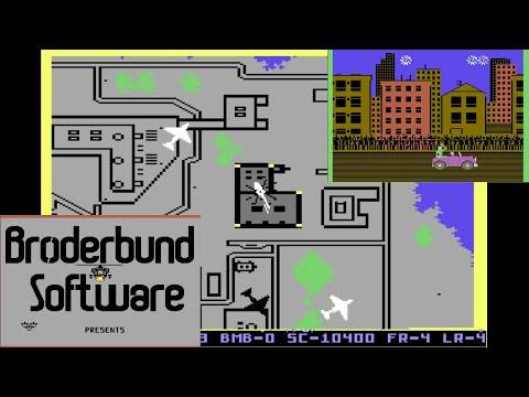 Raid on Bungeling Bay C64 Longplay – Walkthrough  and Explanation of the Bombing Order