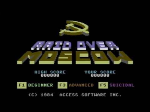 Raid Over Moscow – C64 Longplay / Full Playthrough / Walkthrough (no commentary, 1080p)