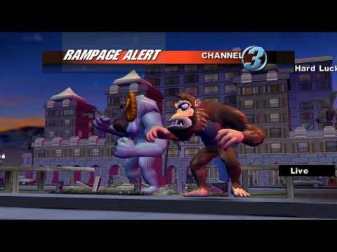 Rampage: Total Destruction Gamecube 2 player Netplay 60fps