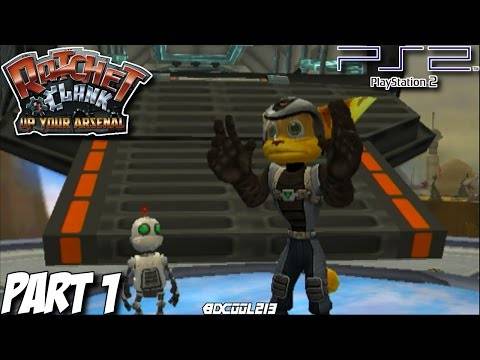 Ratchet and Clank: Up Your Arsenal Gameplay Walkthrough Part 1 – Veldin & Florana – PS2 Lets Play