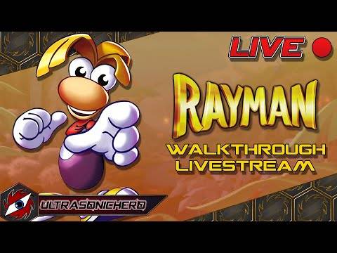 RAYMAN (PS1) – Walkthrough Livestream #1