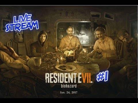 Resident Evil 7: Biohazard FULL GAME LIVE STREAM #1 Meet the Bakers – #ps4live – PS4 | TheGebs24