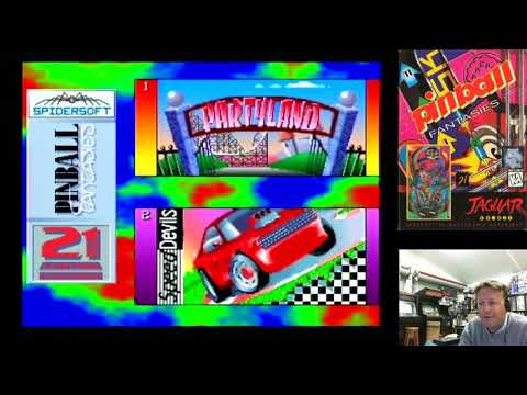 Retro Atari Jaguar Games (Missile Command 3d, Pinball Fantasies) Pickup & Play May 2019