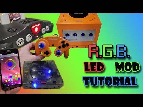 RGB LED Mod Tutorial/ How to/ guide – Gamecube, Saturn, N64, SNES, and More!