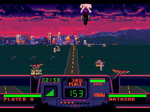 Road Rash 3 Walkthrough/Gameplay Sega Genesis HD #2