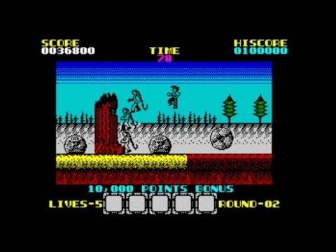 Rygar 128k (2020 Edition) Walkthrough, ZX Spectrum