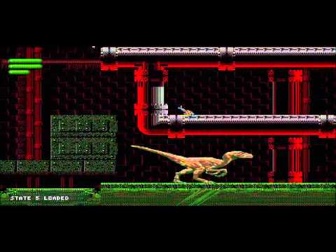 Sega Jurassic Park Full Raptor Walkthrough