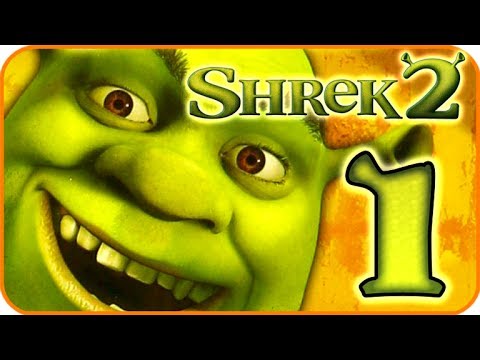 Shrek 2 Walkthrough Part 1 (PS2, XBOX, Gamecube) Team Action – 1: Shrek's Swamp