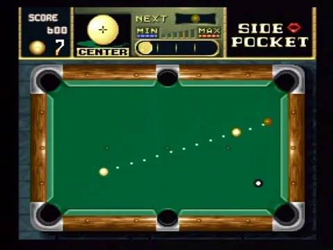 Side Pocket (SNES) Walkthrough 1/2