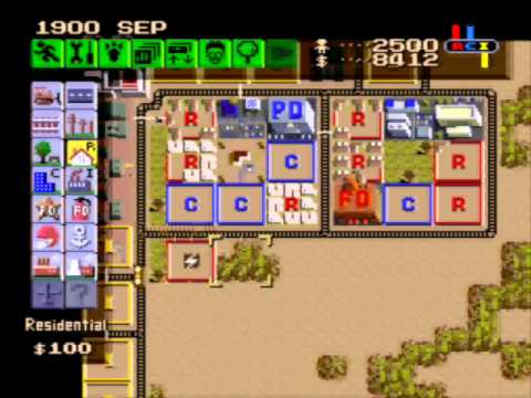 SimCity (SNES) Walkthrough (Gardner) Part 1.wmv