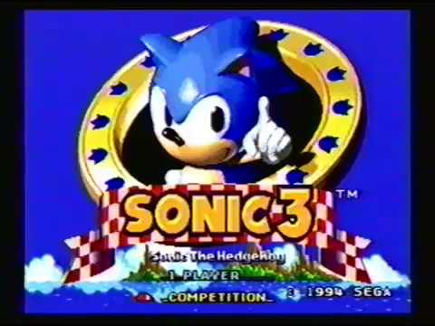 Sonic 3 Running On A Sega Dreamcast (Gameplay)