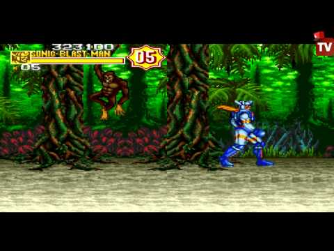 Sonic Blastman II – SNES – Walkthrough HD (720p)