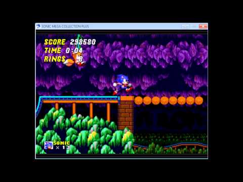 Sonic Mega Collection [PC] : Sonic The Hedgehog 2 [Sega Genesis] Walkthrough – Mystic Cave Zone