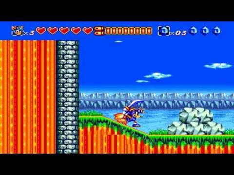 Sparkster Walkthrough Part 1