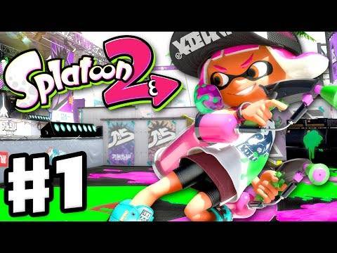 Splatoon 2 – Gameplay Walkthrough Part 1 – Turf War Multiplayer! Single Player! (Nintendo Switch)