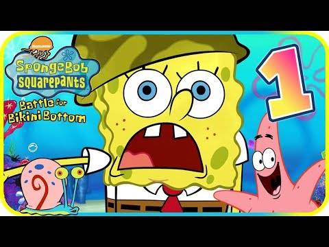 SpongeBob Battle for Bikini Bottom Walkthrough Part 1 (PS2) Intro + Jellyfish Fields ᴴᴰ
