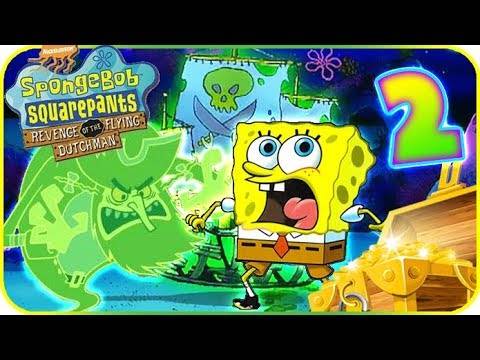 SpongeBob : Revenge of the Flying Dutchman Walkthrough Part 2 (PS2, GCN) 100% Downtown Bikini Bottom