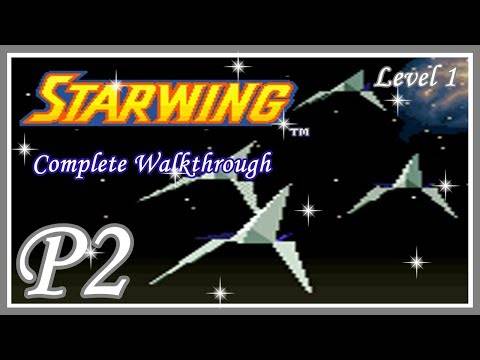 Starwing (Star Fox, SNES) – Complete Walkthrough – Part 2 & Credits [Level 1]