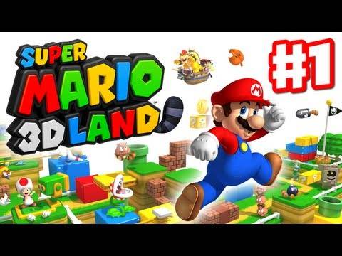 Super Mario 3D Land – Walkthrough Part 1 – World 1 (Nintendo 3DS Gameplay)