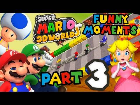 Super Mario 3D World !!  SNES Mount Must Dash Madness !! Walkthrough # 3