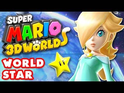 Super Mario 3D World – World Star 100% (Nintendo Wii U Gameplay Walkthrough)